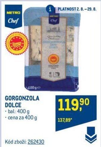 Makro GORGONZOLA DOLCE nabídka