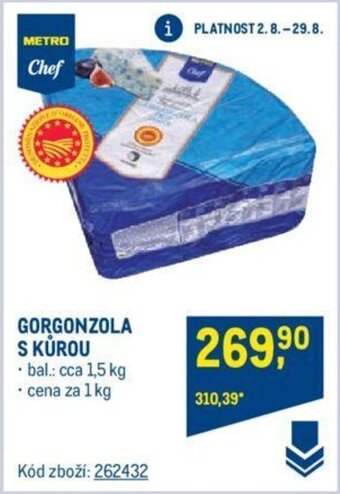Makro GORGONZOLA S KŮROU • bal.: cca 1,5 kg nabídka