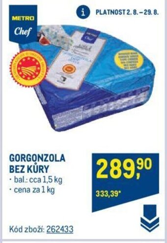 Makro GORGONZOLA BEZ KŮRY nabídka