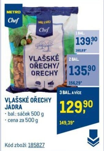 Makro VLAŠSKÉ OŘECHY JÁDRA nabídka
