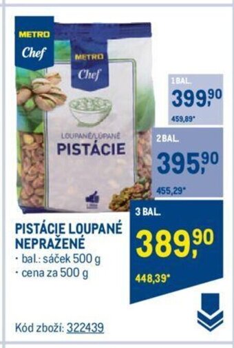 Makro PISTÁCIE LOUPANÉ NEPRAZENÉ nabídka