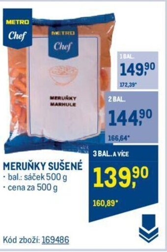 Makro MERUŇKY SUŠENÉ nabídka