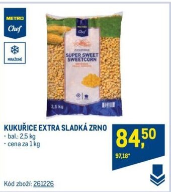 Makro KUKUŘICE EXTRA SLADKÁ ZRNO nabídka