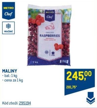 Makro MALINY nabídka