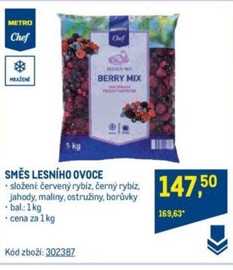 Makro SMĚS LESNÍHO OVOCE nabídka