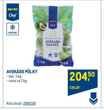 Makro AVOKÁDO PŮLKY nabídka