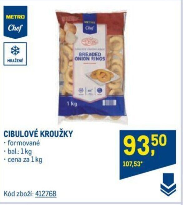 Makro CIBULOVÉ KROUŽKY nabídka