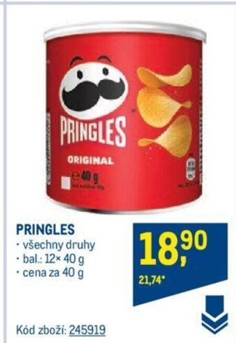 Makro PRINGLES nabídka