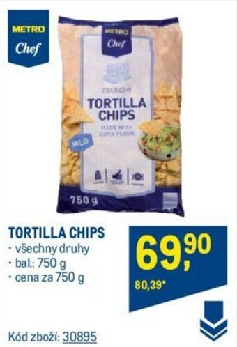 Makro TORTILLA CHIPS nabídka