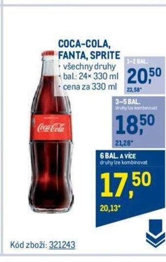 Makro COCA-COLA, FANTA, SPRITE nabídka