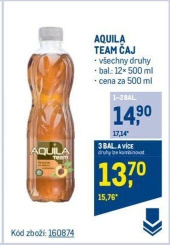 Makro AQUILA TEAM ČAJ nabídka