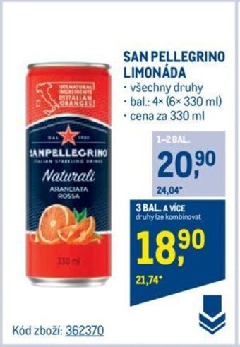 Makro SAN PELLEGRINO LIMONÁDA nabídka