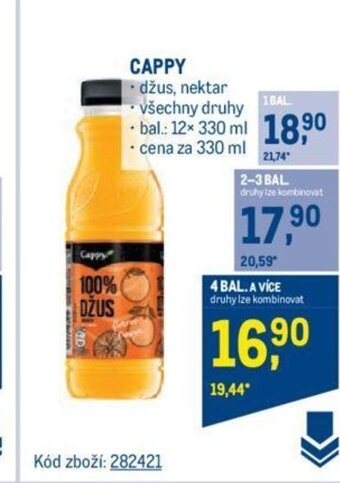 Makro CAPPY nabídka