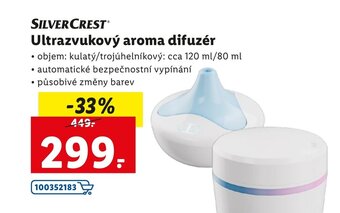 Lidl SILVERCREST Ultrazvukový aroma difuzér nabídka