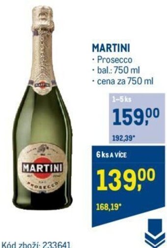 Makro MARTINI • Prosecco nabídka