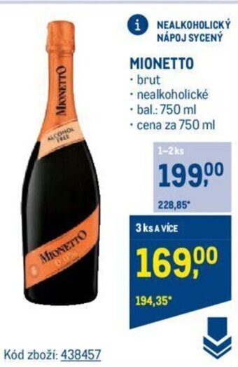 Makro MIONETTO . brut nabídka
