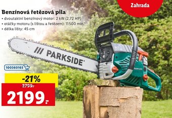 Lidl Benzínová řetězová pila nabídka