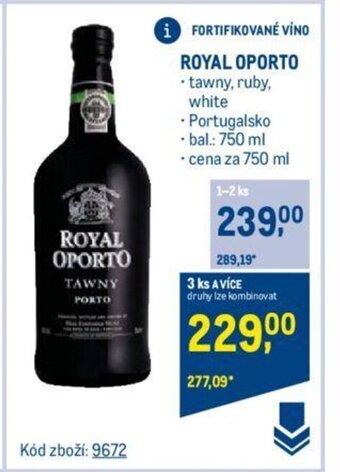 Makro ROYAL OPORTO * tawny, ruby, white nabídka