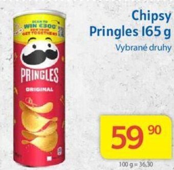 Kubík potraviny Chipsy Pringles 165 g Vybrané druhy nabídka