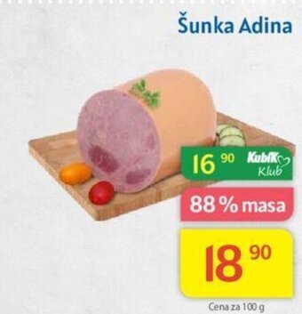 Kubík potraviny Šunka Adina nabídka