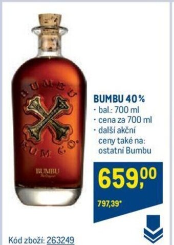 Makro BUMBU 40% nabídka