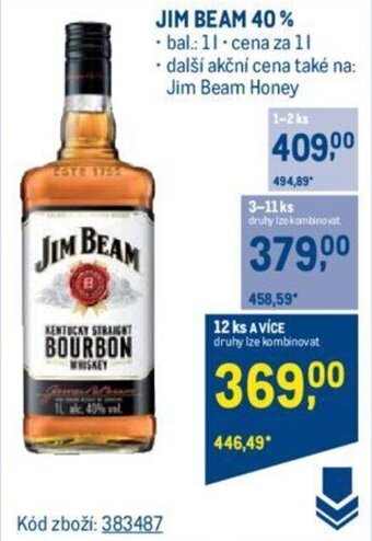 Makro JIM BEAM 40% nabídka