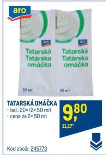 Makro TATARSKÁ OMÁČKA nabídka