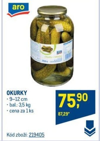 Makro OKURKY 9-12 cm nabídka