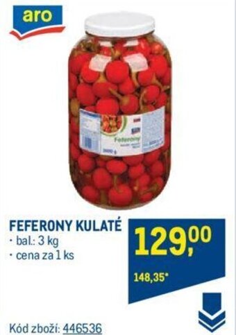 Makro FEFERONY KULATÉ nabídka