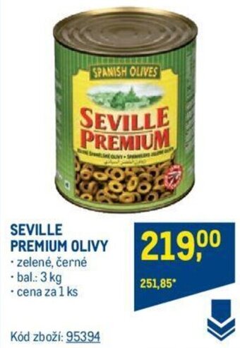 Makro SEVILLE PREMIUM OLIVY nabídka