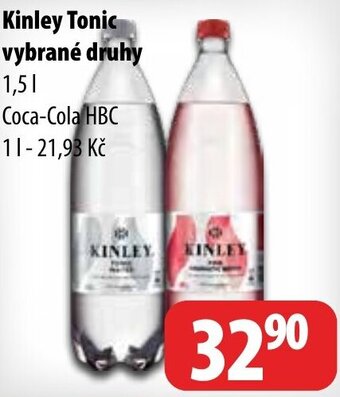 Partner Maloobchodní síť Kinley Tonic vybrané druhy nabídka
