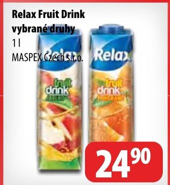 Relax Fruit Drink vybrané druhy