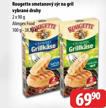 Partner Maloobchodní síť Rougette smetanový sýr na gril vybrané druhy nabídka