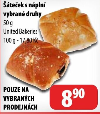 Šáteček s náplní vybrané druhy