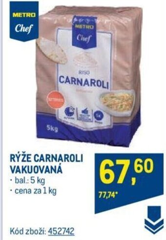 Makro RÝŽE CARNAROLI VAKUOVANÁ nabídka