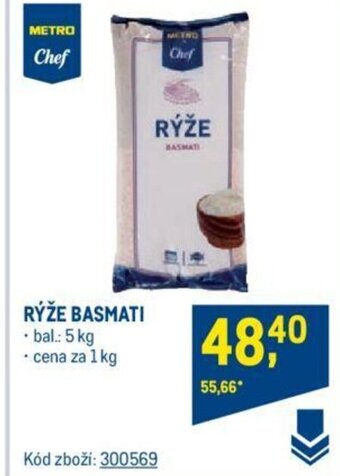 Makro RÝŽE BASMATI nabídka