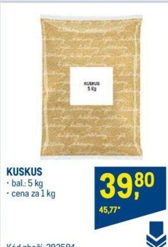 Makro KUSKUS nabídka