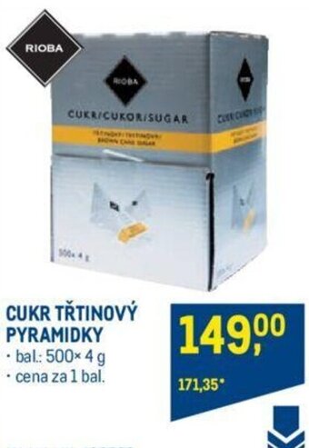 Makro CUKR TŘTINOVÝ PYRAMIDKY nabídka