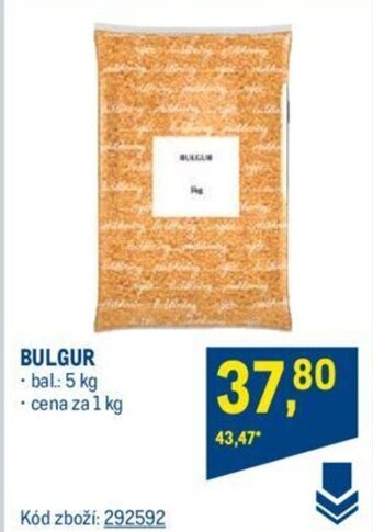Makro BULGUR nabídka