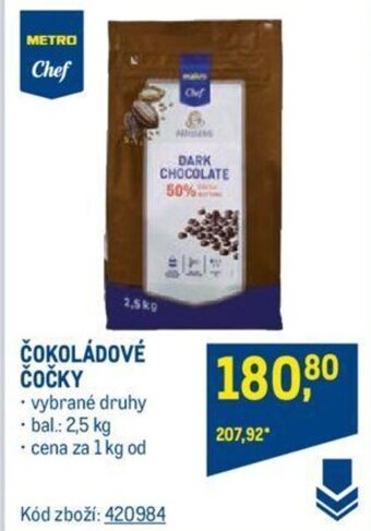 Makro ČOKOLÁDOVÉ nabídka