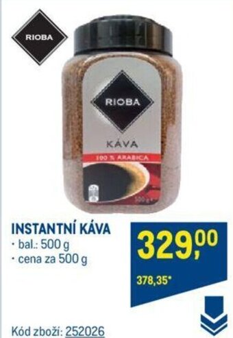Makro INSTANTNÍ KÁVA nabídka