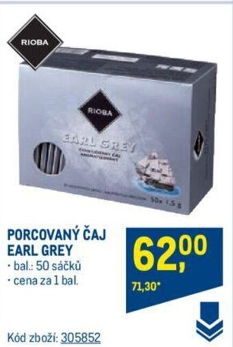 Makro PORCOVANÝ ČAJ EARL GREY nabídka