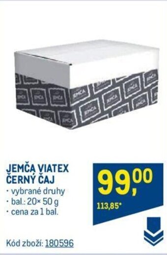 Makro JEMČA VIATEX ČERNÝ ČAJ nabídka