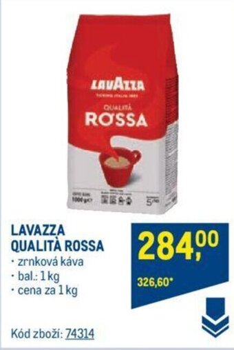 Makro LAVAZZA QUALITÀ ROSSA nabídka