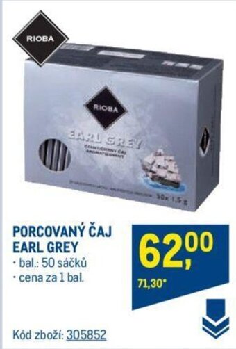 Makro PORCOVANÝ ČAJ EARL GREY nabídka