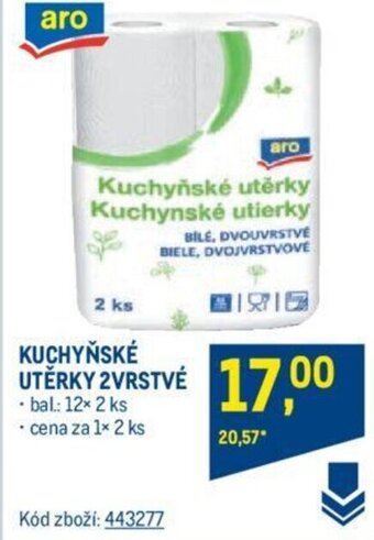 Makro KUCHYŇSKÉ UTĚRKY 2VRSTVÉ nabídka