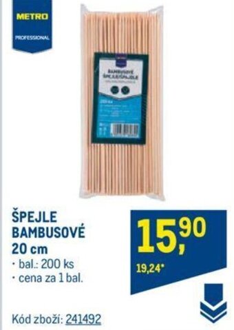 Makro ŠPEJLE BAMBUSOVÉ 20 cm nabídka