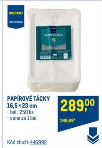 Makro PAPÍROVÉ TÁCKY 16,5 x 23 cm nabídka