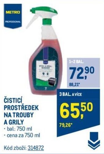Makro ČISTICÍ PROSTŘEDEK NA TROUBY A GRILY nabídka