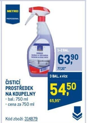 Makro ČISTICÍ PROSTŘEDEK NA KOUPELNY nabídka